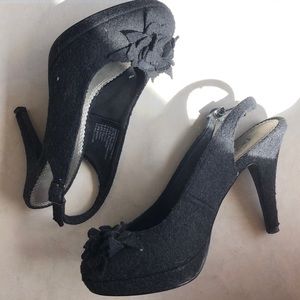 Black shoes 6 size suede shoes!